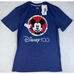 New with Tags Disney 100th Anniversary Mickey Mouse Disney 100 Shirt Large S
